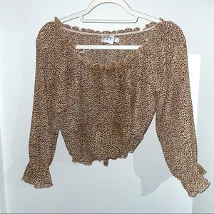 Princess Polly Off the Shoulder Blouse Size 6